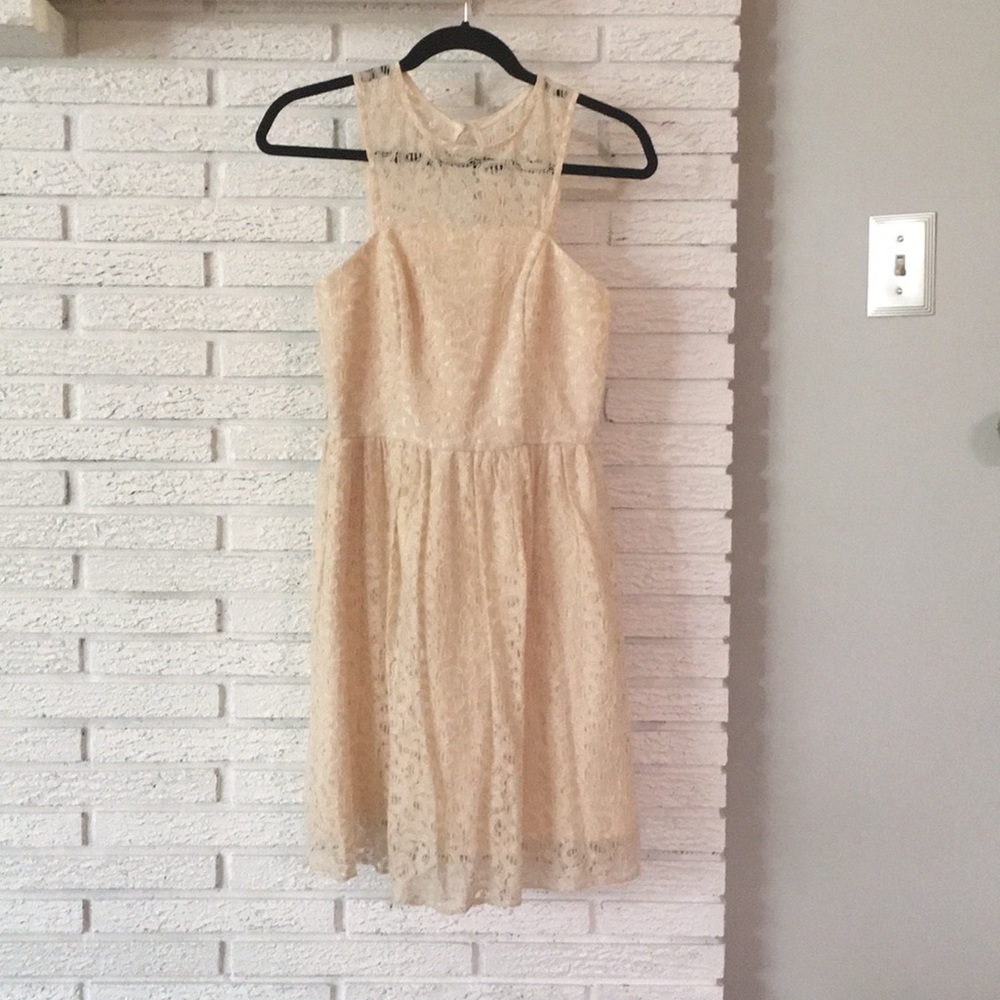 The Limited Lace Fit & Flare Dress